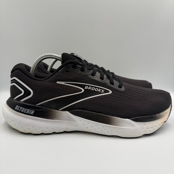 Brooks Glycerin 21 Men\'s Size 10.5 Black White Athletic Running Shoes‎ Sneakers main image 8